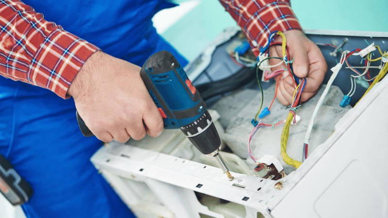 Kızılcahamam Fagor Fagor çamaşır makinesi kart tamiri – Su almama arızası orijinal parça ile giderildi. - Teknik servis örneği